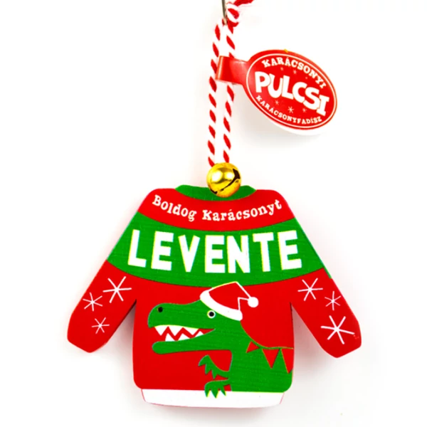 Karácsonyi Pulcsi Dísz: Levente