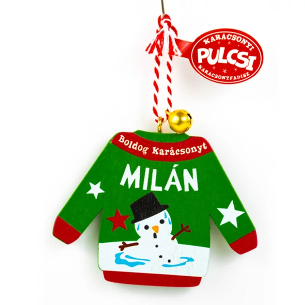 Karácsonyi Pulcsi Dísz: Milán