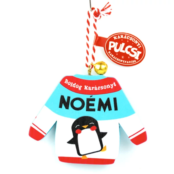 Karácsonyi Pulcsi Dísz: Noémi