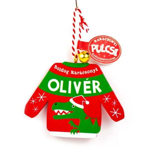 Karácsonyi Pulcsi Dísz: Olivér