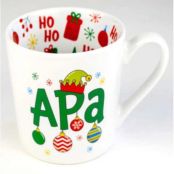 Apa Feliratú Lifestyle Karácsonyi Bögre