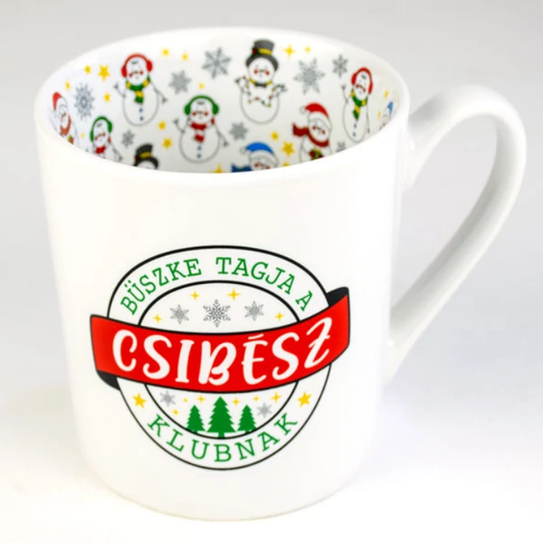 Csibész Klub Feliratú Lifestyle Karácsonyi Bögre