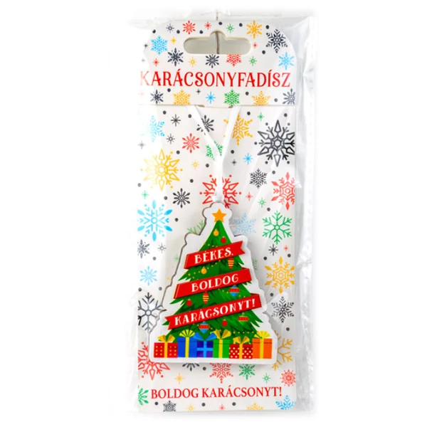 Békés, Boldog Karácsonyt! Feliratú Lifestyle Karácsonyfadísz