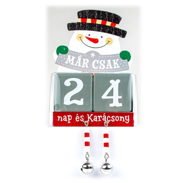 Adventi Öröknaptár Karácsonyra - Már Csak... - Hóember