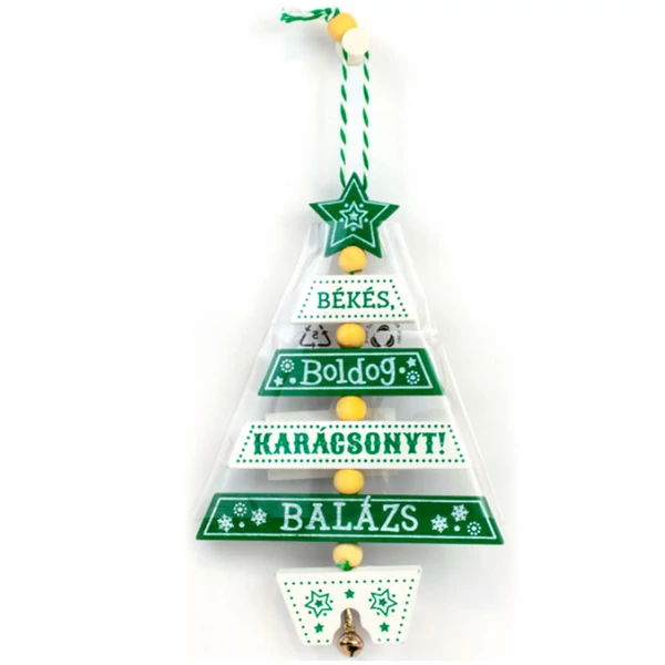 Névre Szóló Karácsonyfadísz - Balázs