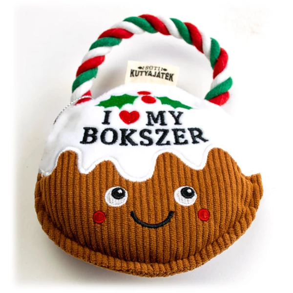 Süti Kutyajáték Plüss - I Love My Bokszer