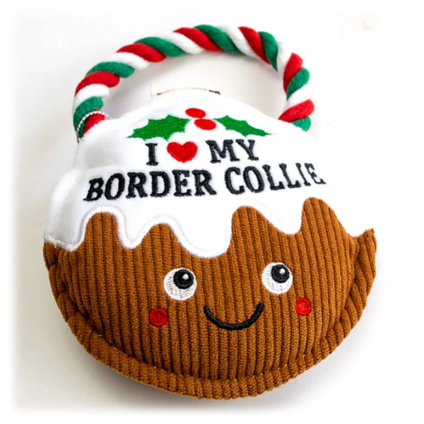 Süti Kutyajáték Plüss - I Love My Border Collie