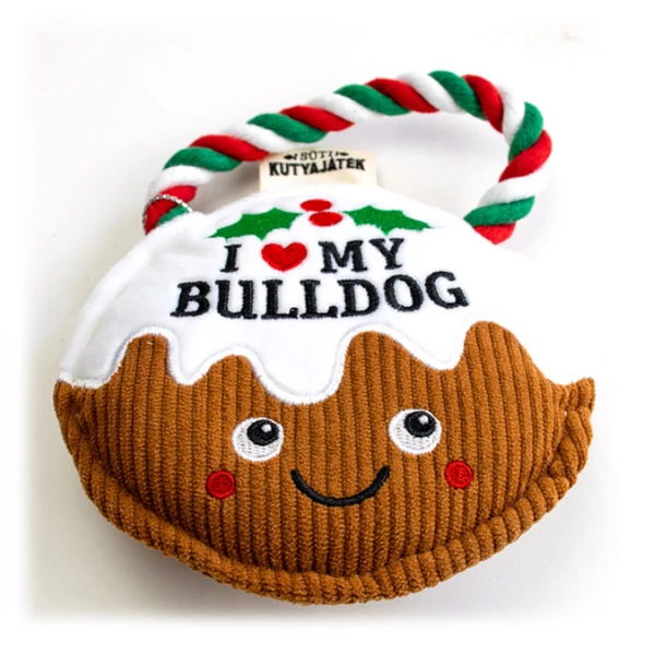 Süti Kutyajáték Plüss - I Love My Bulldog