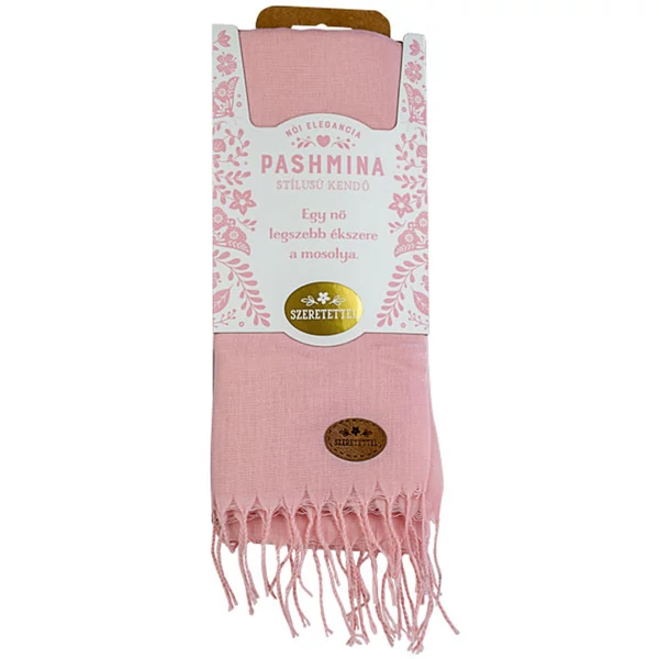 Pashmina Kendő - Egy Nő Legszebb... Felirattal