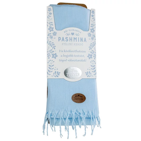 Pashmina Kendő - Testvér Felirattal