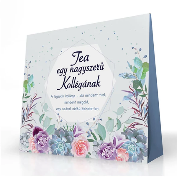 Tea Szeretettel - Tea Egy Nagyszerű Kollégának Felirattal