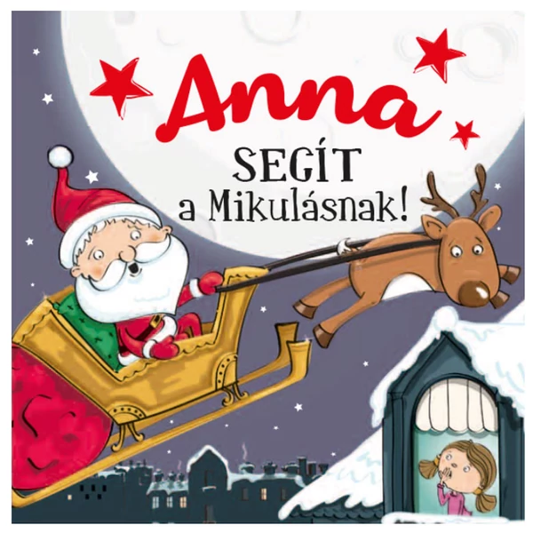 Névre Szóló Mesekönyv - Mikulás - Anna
