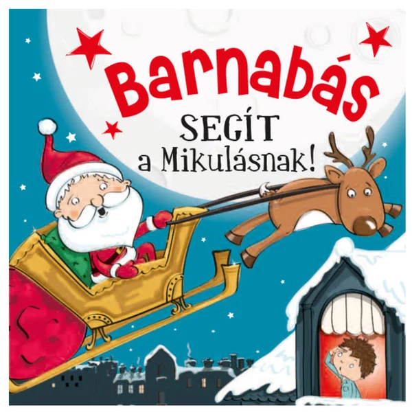 Névre Szóló Mesekönyv - Mikulás - Barnabás