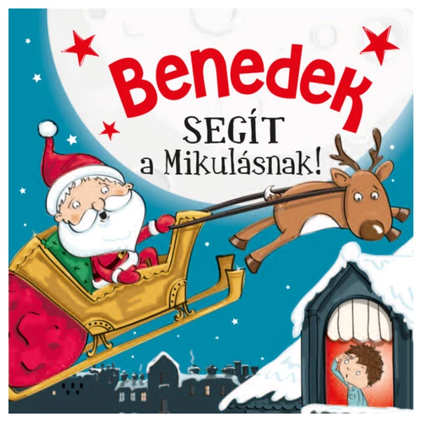 Névre Szóló Mesekönyv - Mikulás - Benedek