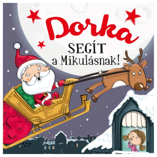 Névre Szóló Mesekönyv - Mikulás - Dorka