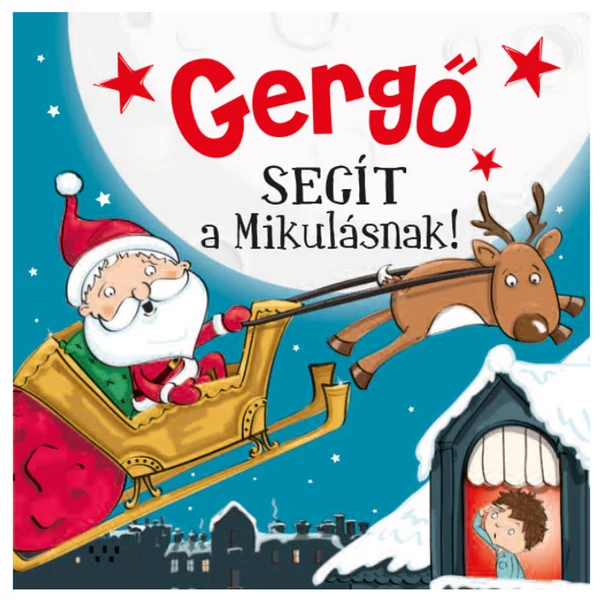 Névre Szóló Mesekönyv - Mikulás - Gergő