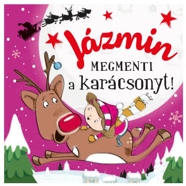 Névre Szóló Mesekönyv - Mikulás - Jázmin