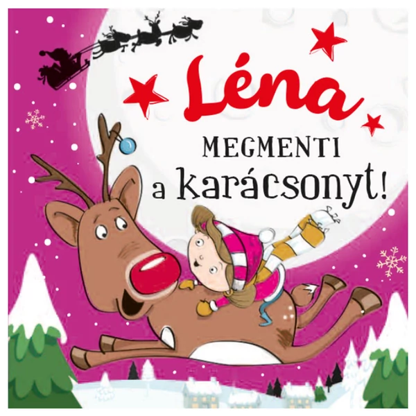 Névre Szóló Mesekönyv - Mikulás - Léna
