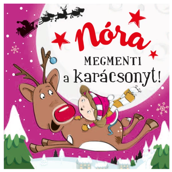 Névre Szóló Mesekönyv - Mikulás - Nóra
