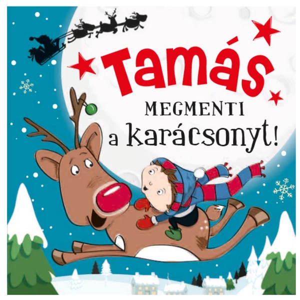 Névre Szóló Mesekönyv - Mikulás - Tamás