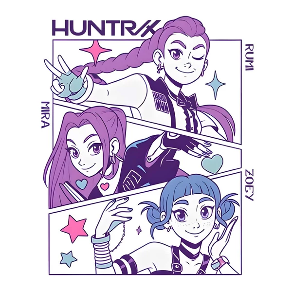 K-Pop Démonvadászok: Huntrix 2 Mintás Bögre 2