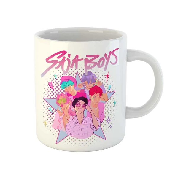 K-Pop Démonvadászok: Saja Boys 2 Mintás Bögre
