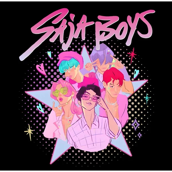 K-Pop Démonvadászok: Saja Boys Mintás Póló 2