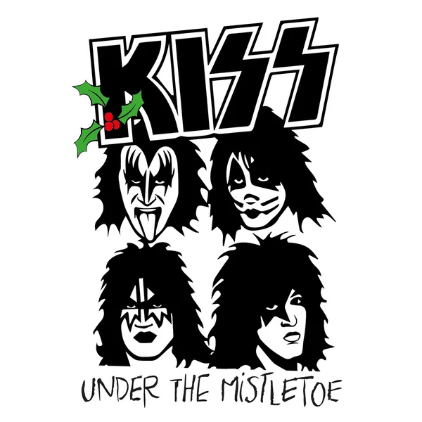 Kiss Under the Mistletoe Ajándék Póló 2