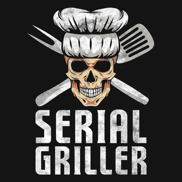 Serial Griller 2.0 Vicces Ajándék Grill Kötény 2