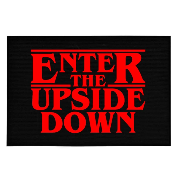 Enter The Upside Down Vicces Lábtörlő