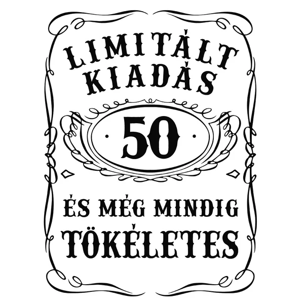Limitált Kiadás - 50. Születésnapra Ajándék Söröskorsó 2