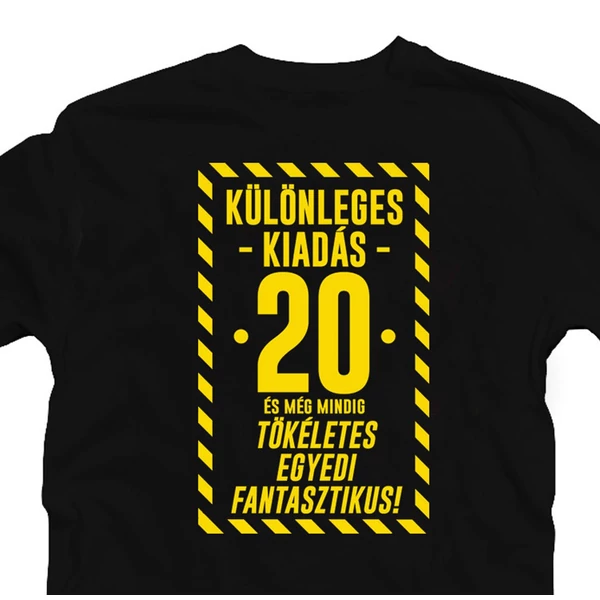 Különleges Kiadás - 20 és Még Mindig Tökéletes Szülinapi Póló 2