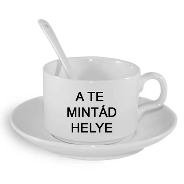 Egyedi Mintás Kávés Csésze Szett - 5990 Ft