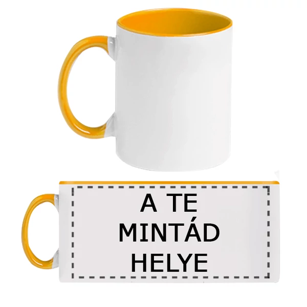 Saját Mintás Színes Bögre - 5490 Ft