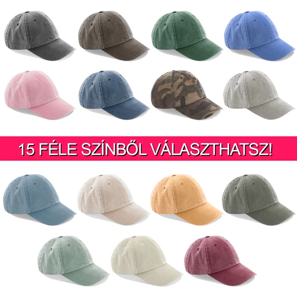 Egyedi Mintás Vintage Sapka 2