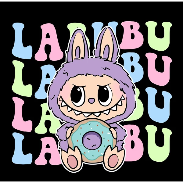 Labubu Mintás Vicces Póló - 2.0 2