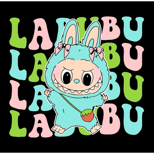 Labubu Mintás Vicces Póló - 6.0 2