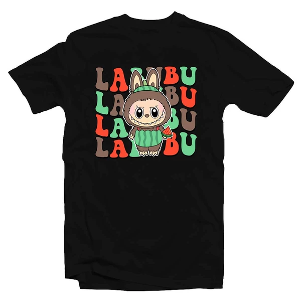 Labubu Mintás Vicces Póló - 7.0